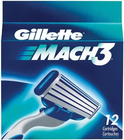 Gillette MACH3 Dolum Kartuşları-12 ct, 2 pk
