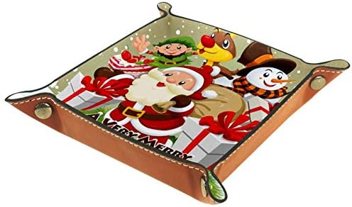 LORVIES Noel Poster Tasarım ile Noel Baba saklama kutusu Küp Sepet Kovaları Konteynerler için Ofis Ev