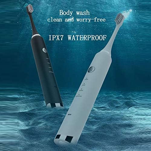 LSJZZ Ultrasonik Elektrikli Diş Fırçası, USB Manyetik Levitasyonunun Yetişkin Yumuşak Diş Fırçası Akıllı Zamanlı Su Geçirmez