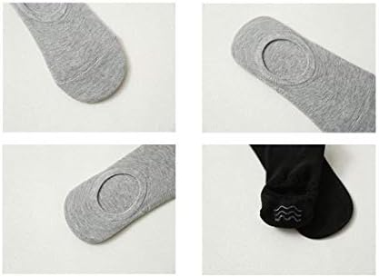 5 Pairs Mans Higroskopik Nefes No-Show Çorap ile Kaymaz Silikon Atletik Yastık Düşük Kesim Rahat Astar Çorap Jel Tab ile Gizli