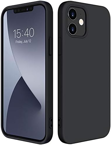 POLEET iPhone 12 Kılıf ve iPhone 12 Pro Kılıf ile Uyumlu 6.1 inç (2020) Silikon Telefon Kılıfı, Ultra İnce Tam Vücut Koruma