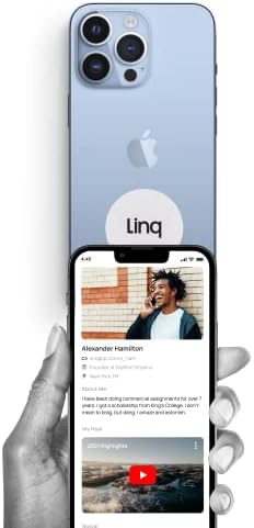 Lınq Tap-NFC Tap Teknolojisi-İletişim Bilgilerini, Sosyal Medyayı, Web Sitelerini ve Daha Fazlasını Paylaşmak için Telefonunuza