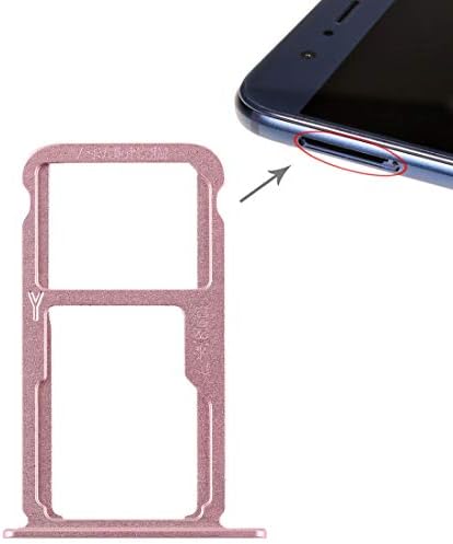 CHENZHIQIANG Cep Telefonu Tamir Parçaları Yedek SIM Kart Tepsi + SIM Kart Tepsi/Micro SD Kart ıçin Huawei Onur 8 (Pembe) (Renk:
