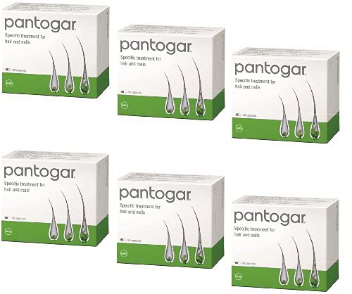 Pantogar 6 Kutu 90 Kapsül Her Kutu 6 Monthes Saç ve Tırnaklar için Tedarike Özel Tedavi (Ücretsiz Kargo)