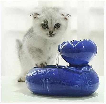 SoGuDıo Pet Çeşme Otomatik Sirkülasyon Pet su sebili Ultra Sessiz Kedi ve Köpek su çeşmesi Seramik su kasesi Pet su sebili