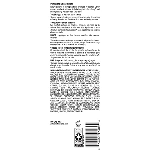 Biotera Uzun ve Sağlıklı Şampuan Şampuan 15.2 oz, 9019841