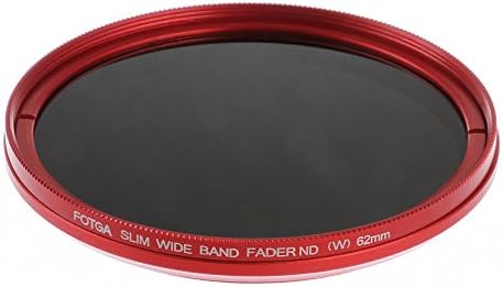 Fotga 62mm ND2 için ND400 Ince Fader Değişken Ayarlanabilir Kamera Lens ND Filtre Nötr Yoğunluk Optial Cam