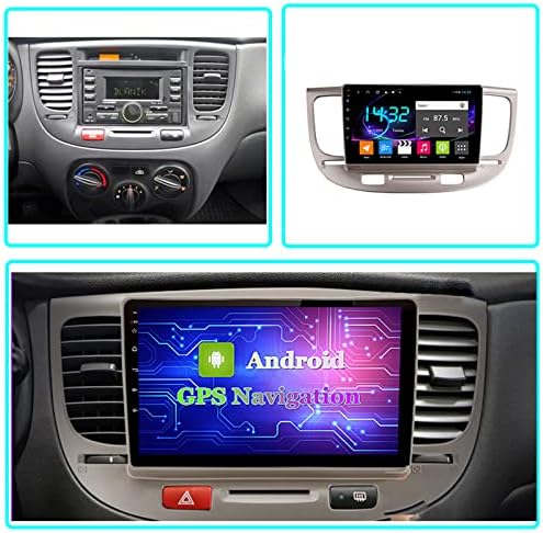 gaoweipeng Araba Radyo Stereo için K-İA Rio 2009 2010 Android 10.0 IPS Dokunmatik Ekran 2 DİN Multimedya Oynatıcı GPS Navigasyon