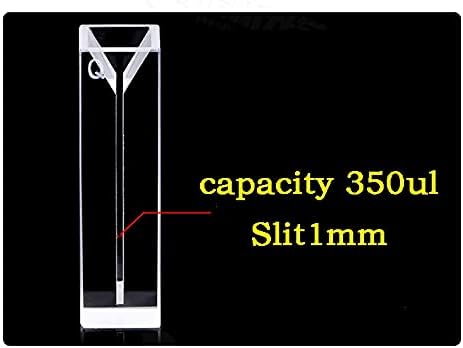 Xue Mei Zi Kuvars Mikro Küvet (İki Yönlü Işık) Kapasite 350 Ul Optik Yol 10 Mm Yarık Genişliği 1 Mm Uygulanabilir Dalga Boyu