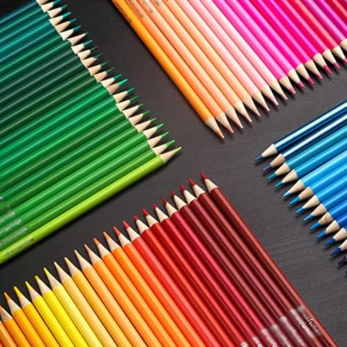 YKBTP 180 Renk Profesyonel Yağlı renkli kalemler Ahşap Yumuşak Suluboya kalem Okul Beraberlik Kroki Sanat Malzemeleri (Renk: