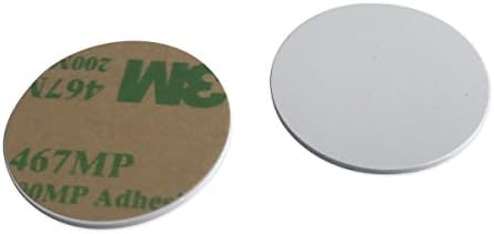 100pcs2525mm 125KHz etiket para EM4100 RFID İndüksiyon Yuvarlak etiket kartı su geçirmez
