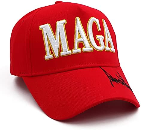 Bestmaple MAGA Trump İmza Snapback Başkan Şapka Trump 2024 Beyzbol Kapaklar Siyah