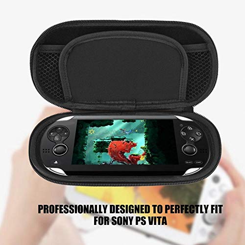 Pomya Koruyucu sert çanta için PS Vita, Anti-Sarkma Kılıf Kapak Seyahat Organizatör Taşıma Çantası ile Ekran Koruyucu için