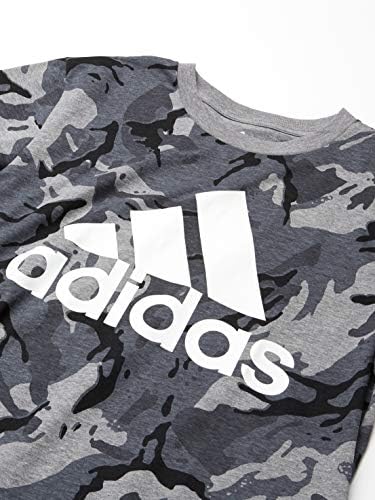adidas Erkek Çocuk Kısa Kollu Pamuklu Jarse Logo Tişört Tee