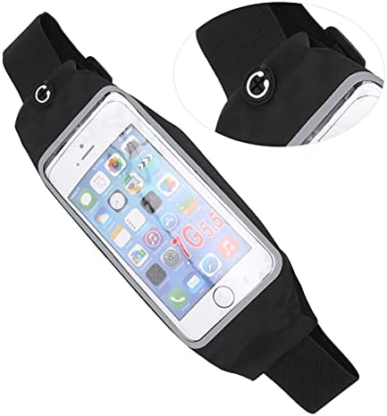 BTİHCEUOT Spor Cep Telefonu Bel Çantası, Taşıması kolay Telefon Dokunmatik Ekran Bel Çantası Çok Fonksiyonlu Hafif Spor için