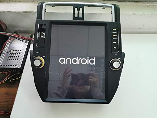 Flyauto 12.1 PX6 Dikey Ekran Android 9.0 Araba Stereo Radyo GPS Toyota Prado 150 ıçin LC150 2014 2015 2017 Bluetooth 5.0