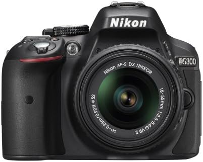 Nikon D5300 24.2 MP CMOS dijital SLR fotoğraf makinesi ile 18-55mm f / 3.5-5.6 G ED VR Otomatik Odaklama - S DX NIKKOR Zoom