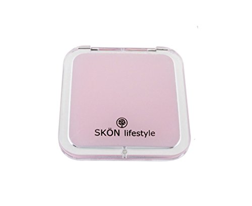 SKÖN lifestyle-Missy 10X / 1X Kişisel Kompakt Cam Ayna - Güçlü 10X büyütme ve geleneksel 1X ayna, Tam 180 derece açılma, Zahmetsiz