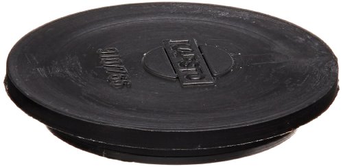 Kapsto GPN 910 / 0766 Polietilen Kapak, Siyah, 21,1 mm Delik Çapı (100'lü Paket)