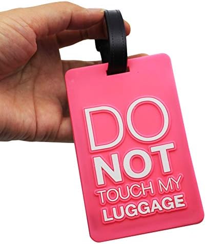 Mzıart Komik Bagaj Etiketleri 6 Set Renkli Benzersiz Seyahat bagaj Çantası Etiketleri Bavul Tanımlamak Etiketleri için Kadın