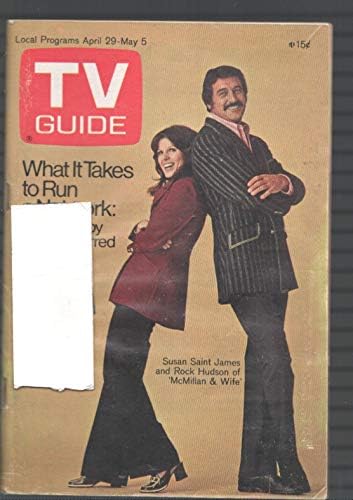 TV Rehberi 4/29/1972-Susan Saint James-Rock Hudson - Mcmillan ve Karısı-Doğu Illinois
