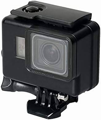 YIJIABINGRU 45 M Su Geçirmez Siyah Kılıf Kapak Konut için Gopro Hero 5 6 7 Spor Kamera ile Siyah Baskı Sualtı Kutusu Aksesuarları