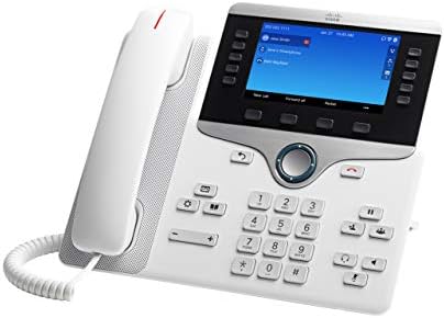 Cisco IP Business Phone 8861, 5 inç WVGA Renkli Ekran, Gigabit Ethernet Anahtarı, Sınıf 4 PoE, WLAN Etkin, 2 USB Bağlantı Noktası,