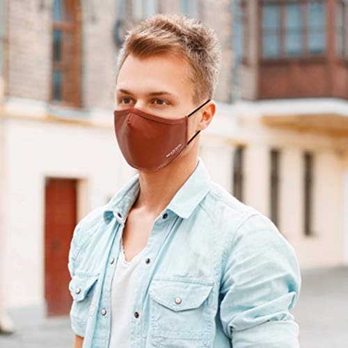 Kenneth Cole Bakır-infüzyon Bez Yüz Maskesi-3D Tasarım Yüz Kapak Koruma ile Gerilebilir Kullanımlık Kumaş, 3-pack