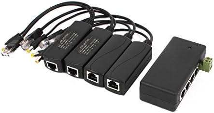 Aexıt Dört DC9V Ağ Adaptörleri POE Bölücüler 4 LAN POE Portları Güç Kaynağı Kutusu Ethernet IP Powerline Ağ Adaptörleri Kamera