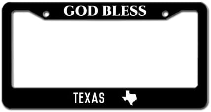 Texas Tanrı Korusun Amerika Birleşik Devletleri Harita Plaka Çerçeveleri, Plaka Tutucu, Alüminyum ABD Araba Etiketi Aksesuarları