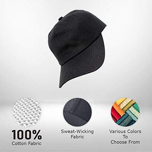 WayCap Toptan 12-Pack beyzbol Şapkası Ayarlanabilir Boyutu Düz Boş Tüm Pamuk Düz Renk Baba Şapka ... (Gökkuşağı)