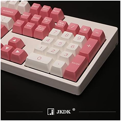YUEXCHAO MAXKEY sevgililer Günü Pembe Kız Renk Eşleştirme keycaps SA Çift Atış ABS klavye tuş 130 Tuşları için MX Anahtarı