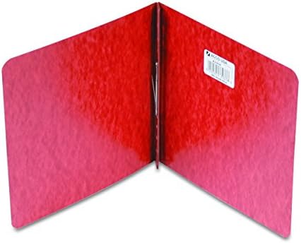 ACCO Pressboard Rapor Kapağı, Prong Klipsi, 2 İnç Kapasite, 8,5 x 8,5 İnç, Kırmızı (33038)