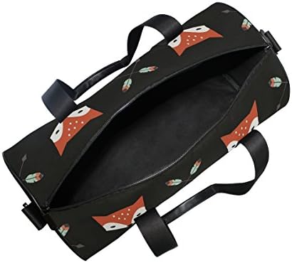 Tilki Ve Oklar Seyahat silindir Çanta Spor Bagaj Sırt Çantası Tote spor çantası ile Erkekler ve Kadınlar için