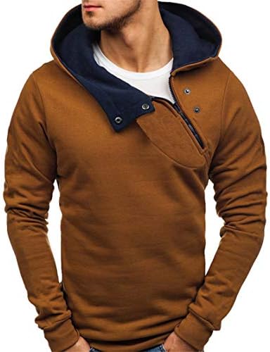 Mikey Store Erkek Kışlık Fermuarlı Uzun Kollu Eğlence Sweatshirt