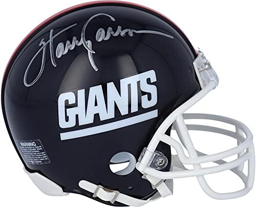 Harry Carson İmzalı Giants Riddell Mini Kask-İmzalı NFL Mini Kasklar