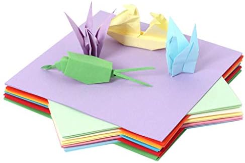 100 Yaprak 20x20 cm/8 inç Premium Origami Kağıt Seti Çocuklar için Çift Taraflı Kareler Origami DIY Kare Kat Kağıt El Sanatları