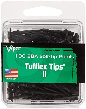 Viper Dart Aksesuarı: Tufflex II 2BA İplik Yumuşak Uçlu Dart Noktaları (100 ve 500 Paket)