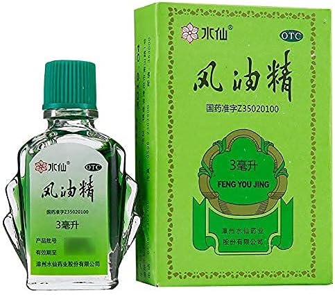 Shui Xian Feng You Jing 3mlx4 şişe, İlaçlı Yağ Sivrisinek Isırıklarının Giderilmesi Uygulamadan Sonra Yaz Seyahati, Ferahlatıcı,