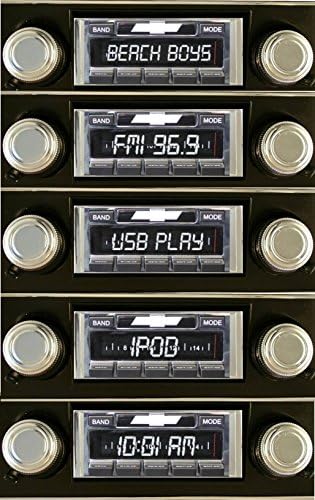 Özel Autosound Stereo ile uyumlu 1955 Chevy Bel Air & Nomad, ABD-630 II Yüksek Güç 300 watt AM FM Araba Stereo / Radyo