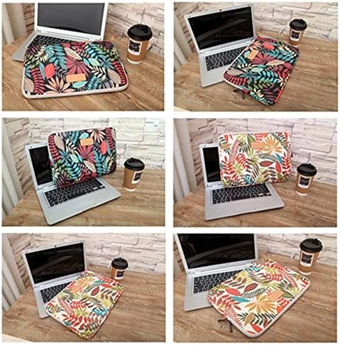 ZumZup Evrak Çantası Dizüstü Kindle İpad Baskılı Renkli Yaprakları ile 10-15. 6 İnç dizüstü bilgisayar çantası Taşınabilir