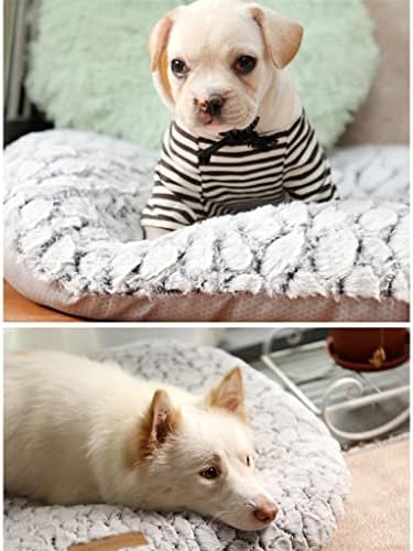 GUTİAN Sonbahar ve Kış Sıcak Köpek Yatak Yumuşak ve Rahat Kalın Peluş Köpek Pet Mat Yastık