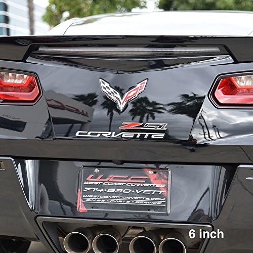 Corvette Z51 Kütük Alüminyum Krom Kaplama Rozet / Amblem : C6, C7 Z51 (6 inç)