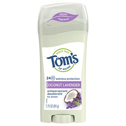 Tom's of Maine Kadınlar için Antiperspirant Deodorant, Hindistan Cevizi Lavanta, 2.25 oz.