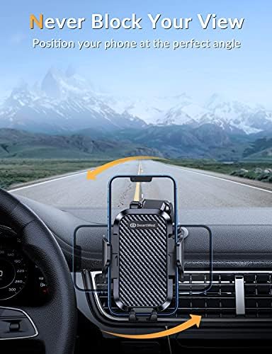DesertWest Cep Telefonu Tutucu için Araç Dashboard Araç Montaj [4.0 Sürümü ve Ultra Kararlı] Cam Hava Firar Evrensel iPhone