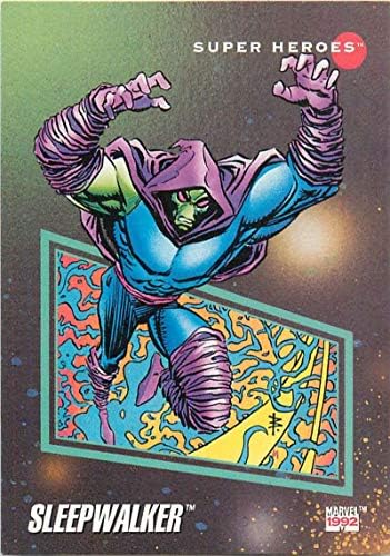 1992 Impel Marvel Universe NonSport 3 Sleepwalker Resmi Ticaret Kartı Skybox'tan Raw (ESKİ MT veya Daha İyi) Durumda