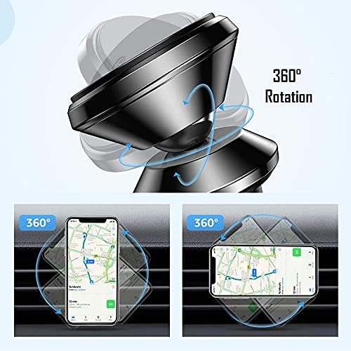 Manyetik Cep Telefonu Araç Tutucu, Araba Cep Telefonu Navigasyon Manyetik Montaj, 360 ° Ayarlanabilir Araba Hava Çıkışı için