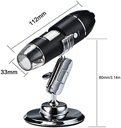 Gaxı 1600X Dijital Mikroskop Kamera 3in1 Tipi-C USB Taşınabilir Elektronik Mikroskop Lehimleme için LED Büyüteç Cep Telefonu