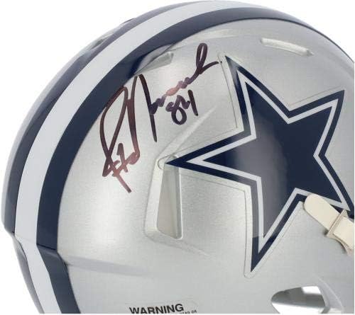 Jay Novacek Dallas Cowboys İmzalı Riddell Speed Mini Kask-İmzalı NFL Mini Kasklar