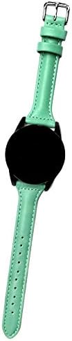 NİCKSTON Yeşil Renk İnce Bant ile Uyumlu Garmin Venu 2 Smartwatches Zarif Yumuşak Deri Kayış Bilezik PT22